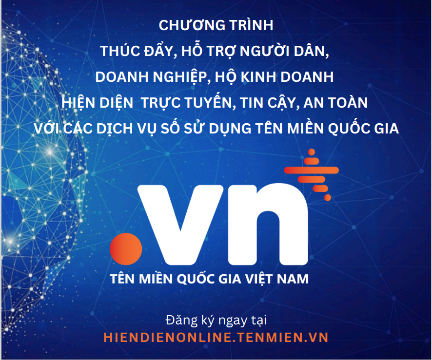 Chương trình thúc đẩy hiện diện tên miền .VN trên các website trong nước