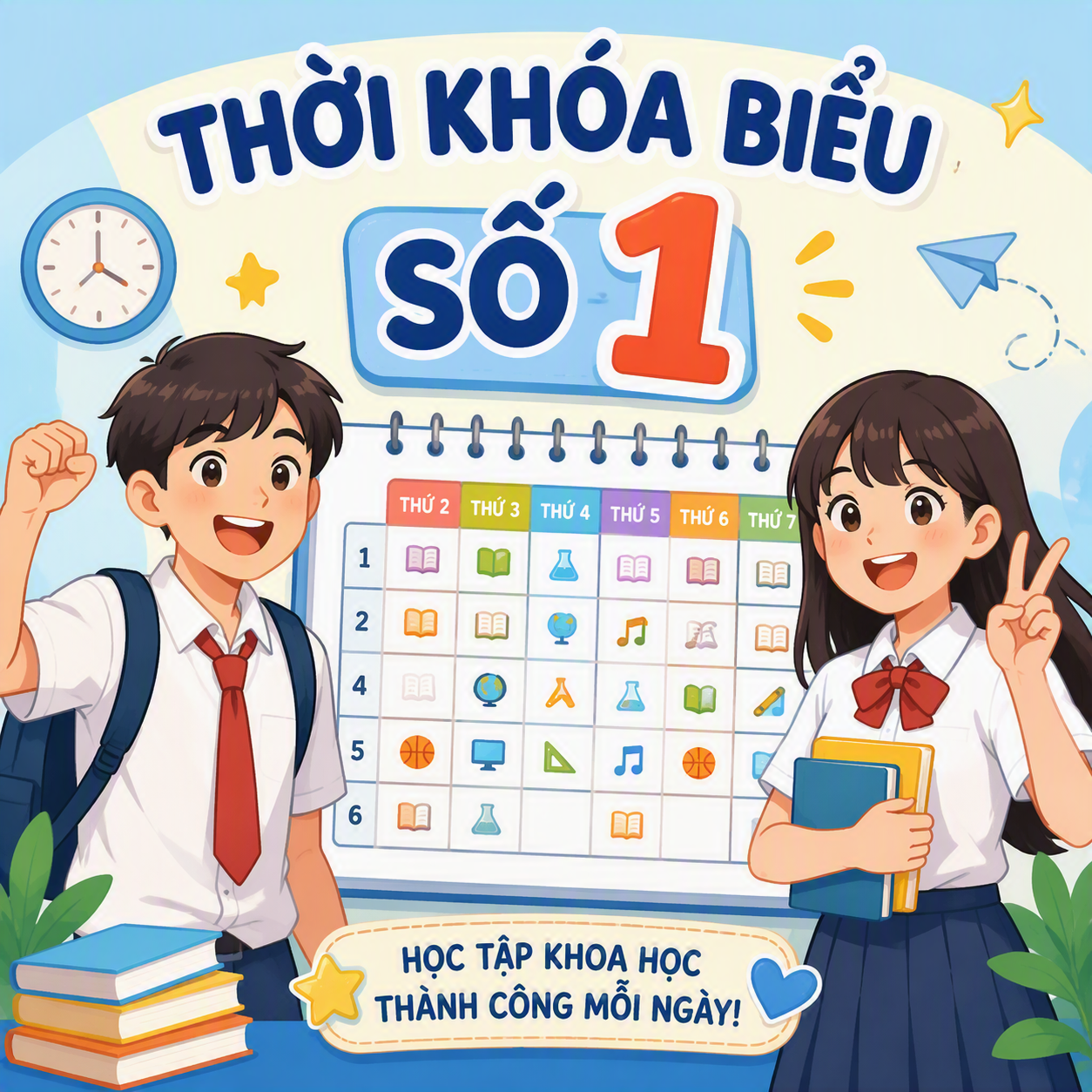 Thời khóa biểu số 1 áp dụng từ 07/09/2026